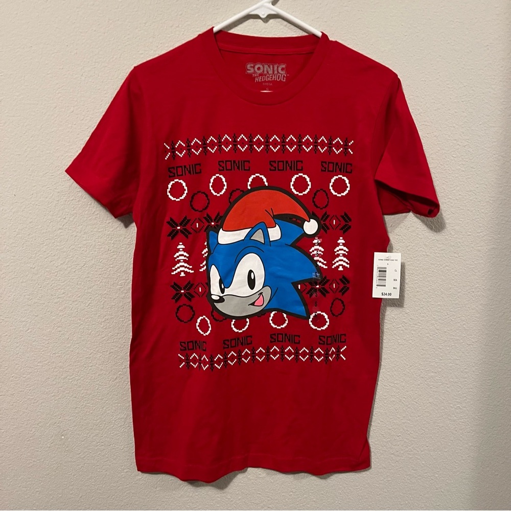 Sonic the Hedgehog Christmas tee